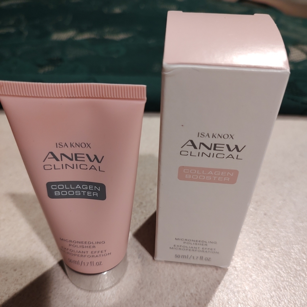 Avon Isa Knox Anew Clinical Collagen Booster Microneedling Polisher1.7oz Sealed